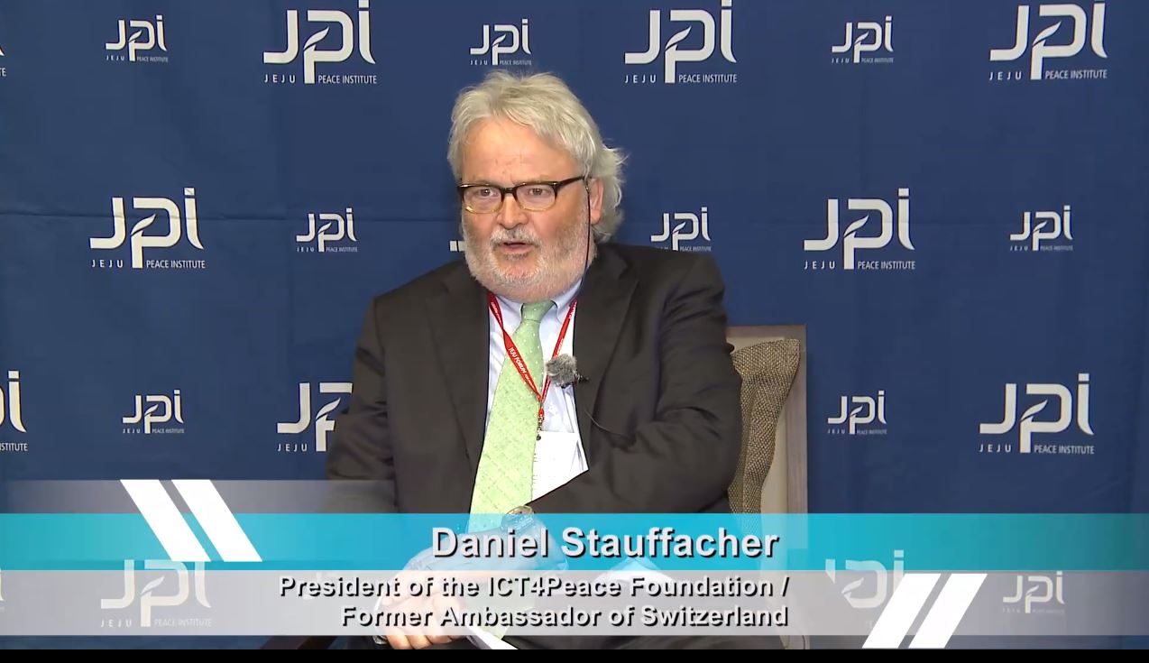 JPI PeaceTalk with Daniel Stauffacher, President of the ICT4Peace Foundation