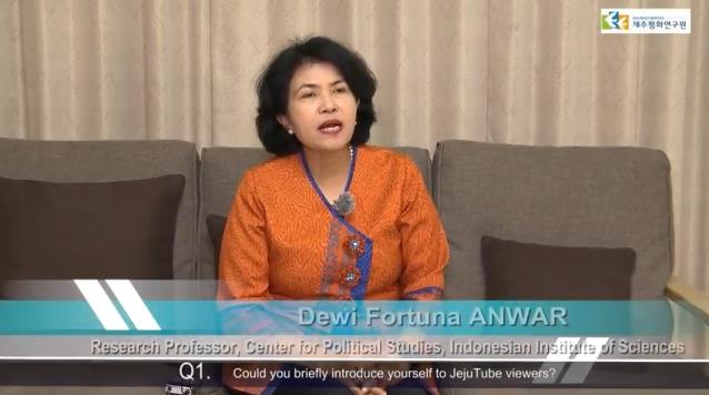 JPI PeaceTalk with Dewi Fortuna ANWAR, Research Professor, Center for Political Studies, Indonesian Institute of Sciences